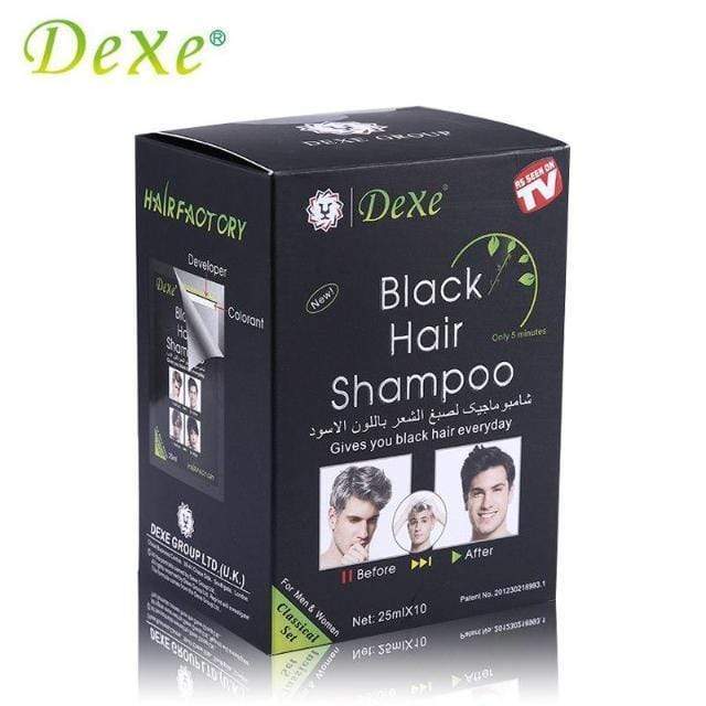 Gadgets d'Eve BLAKISH™ : Shampoing Colorant Noir Pour Cheveux Blancs