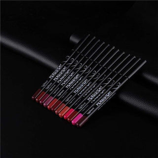 Gadgets d'Eve beauté LIPLINE™: 12 PIÈCES/COULEURS CRAYONS À LÈVRES MAGIQUES