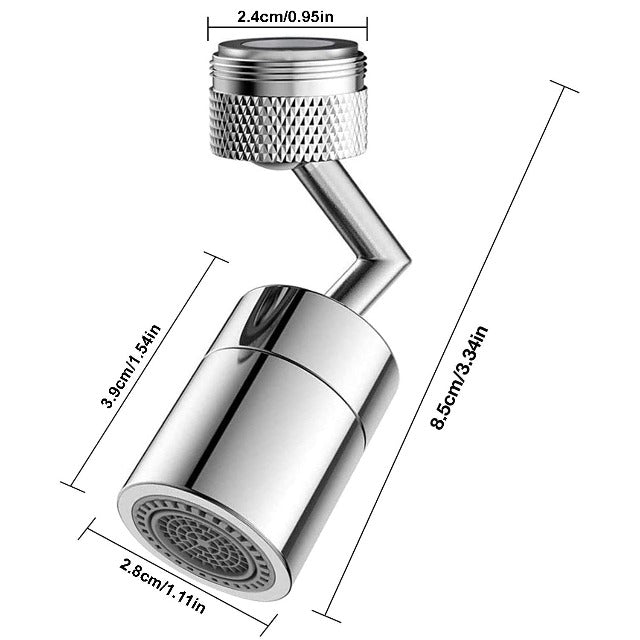 SPLASHET™ : Robinet Anti-éclaboussure Rotatif
